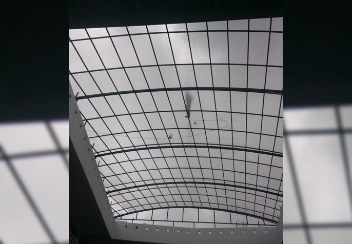 Polycarbonate shed